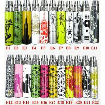 Electronic cigarette top quality colorful eGO battery
